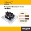 LEGRAND, Seano 765017 Push Button Insert with Toggle Contact and