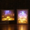 Papercut Light Box 3D LED Paper Carving Lamp Paper Carving