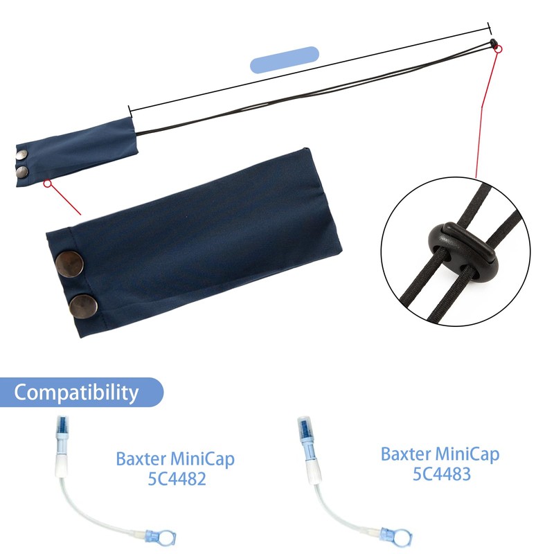 Peritoneal Dialysis Catheter Holder for Baxter 5C4482 5C4483, PD Catheter
