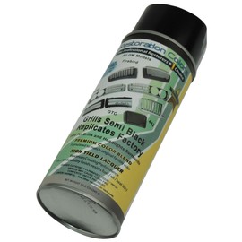 Inline Tube Replacement for 1960-81 GM Ford Mopar Grill and Headlight Surround Semi Gloss Black Spray Paint 1pc