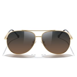 MERRY'S Aviator Sunglasses for Women Men Polarized Mirror Lens with Case - Polarized Driving Sun glasses UV 400 Protection 60 MM
