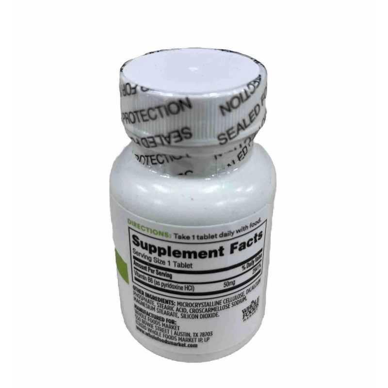 365 x2 365 Whole Foods Market Vitamin B6 50 mg