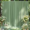 White Ceiling Drapes for Weddings and Parties – Polyester Backdrop