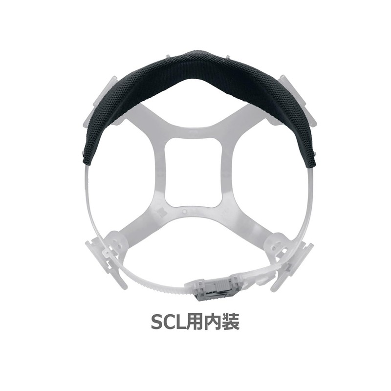 [ミドリ安全] 軽作業用 ヘルメット PE製 エコマーク認定品 SCL300A エコ ホワイト