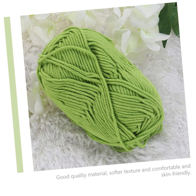DOITOOL 5 Rolls Soft Cotton Yarn Comfortable Knitting String for