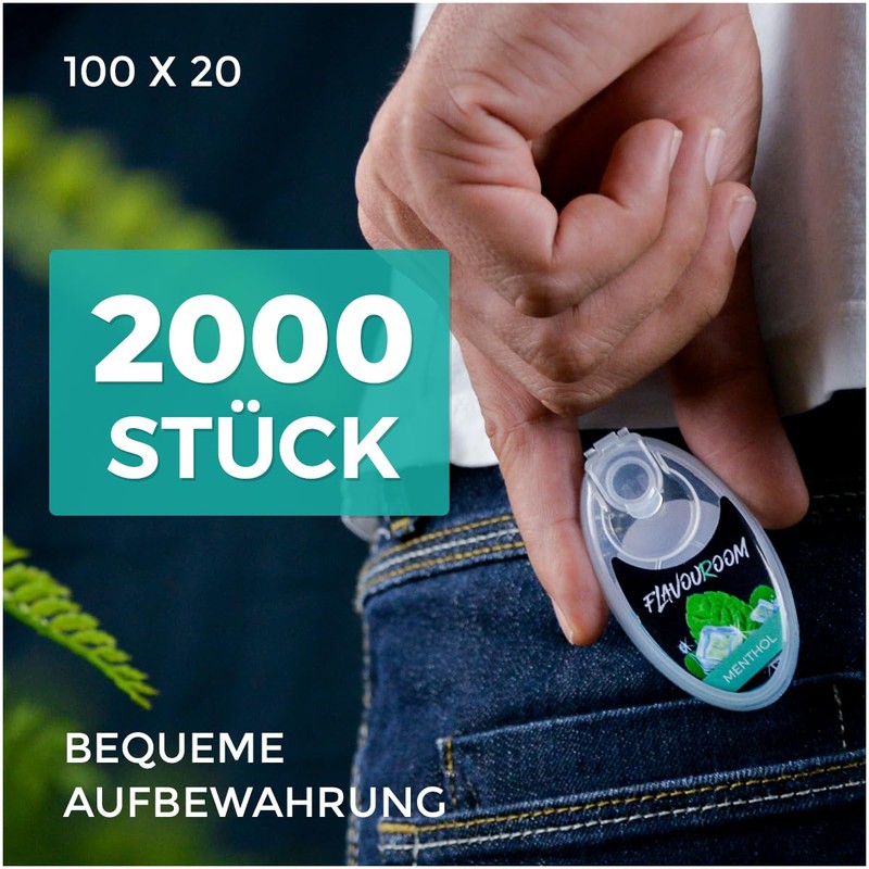 Flavouroom Aroma Click - 2000 Premium Menthol Balls Set I