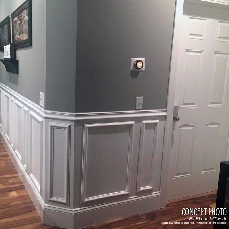 Ekena Millwork PNL12X24AS-01 12"W x 24"H x 1/2"P Ashford Molded