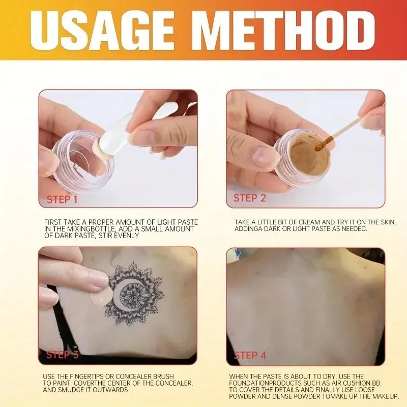 Maquillaje Profesional Cubre Tatuajes Cicatrices Acné Tatoos