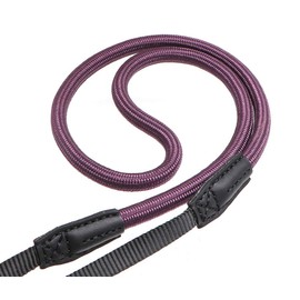 HITHUT Correa para el cuello de la cámara de liberación rápida, correa de hombro para cámaras digitales sin espejo, cuerda de escalada con lazo QD de liberación rápida, conector con junta tórica, longitud ajustable de 30 a 53 pulgadas, color morado