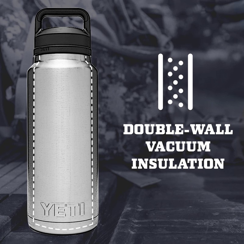YETI Rambler 46 oz Bottle, Vacuum Insulated, Stainless Steel with