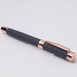 Cerruti NSG9142N Zoom Soft Navy Fountain Pen Rose Gold with Blue Ink