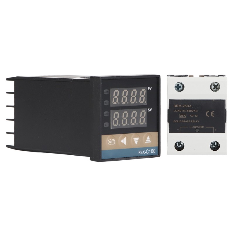 PID Thermostat Temperature Controller Set 0‑400℃ Thermostat Temperature Controller with