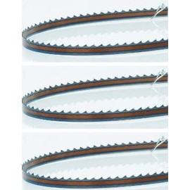 Timber Wolf 115" x 1/2'' x 3TPI x .025 Silicon Steel Bandsaw Blades, 3-PACK