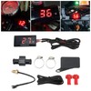 Universal Motorcycle DC12V LCD Screen Slim Water Temperature Gauge With