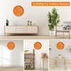 Topkey 8 Inch Silent Wall Clock Easy Readable Big Numbers