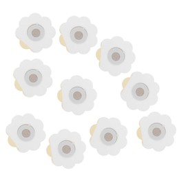 BIUDECO 10pcs Practical Moxibustion Pastes Patches Stickers Moxibustion Machine Fixators Moxibustion Equipment Fixators Portable Fixators Non-woven Fabric White