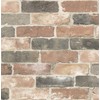 A-Street Prints Rustin Red Reclaimed Bricks Wallpaper