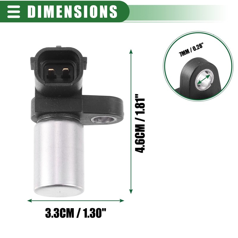 X AUTOHAUX Engine Crankshaft Position Sensor, for Subaru Legacy, 22053-AA053