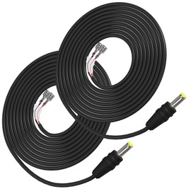 2 PCS Trail Camera Power Cord,5.5x2.1mm DC External Power Cable Compatible with Spypoint,Stealth Cam,Moultrie,Muddy Trail Camera,5.5x2.1mm DC Plug