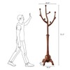 GAMNOF Creative Design Tree Coat Rack, Branch-look Hat Tree, Freestanding