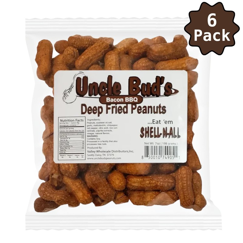 Deep Fried Peanuts -Eat em Shell & All! (Bacon BBQ1)