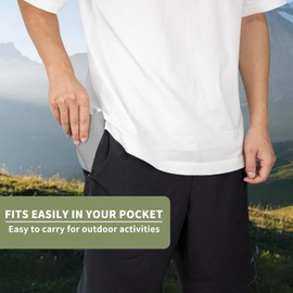 EULANT Inflatable Camping Seat Cushion, Waterproof Hand Press Air Cushion, Ultralight Travel Cushion for Beach, Hiking, Fishing, Boating, or at Concerts, Grandstands, Beach, Lawn, Home and Office