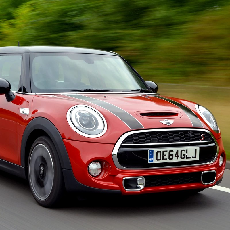 OYDDL bonnet sticker for Mini Cooper, racing stripes universal car