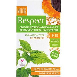 'Colour MARTIS Respect' Ammonia Free hair Colour Mahogany Chestnut – 18