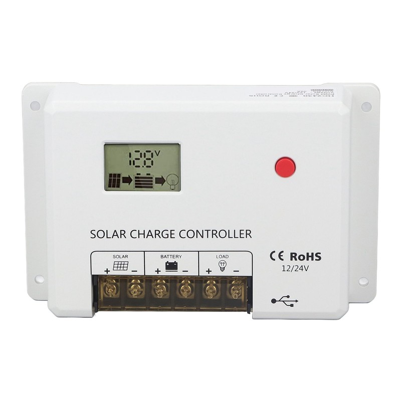 PWM Solar Charge Controller Regulator LCD Display for Lithium Sealed