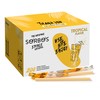 SORBOS Edible Straws, Tropical Flavored, Sustainable, Individually Wrapped, No Plastic,