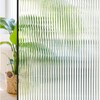 Windimiley Window Privacy Film 3D Reeded Glass Static Clings Fluted