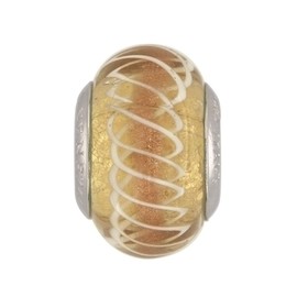 Venetiaurum Original Murano Glass and 925 Silver Charm