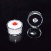 luzen 12Pcs Small Loose Diamond Gemstone Display Box Round Jewelry