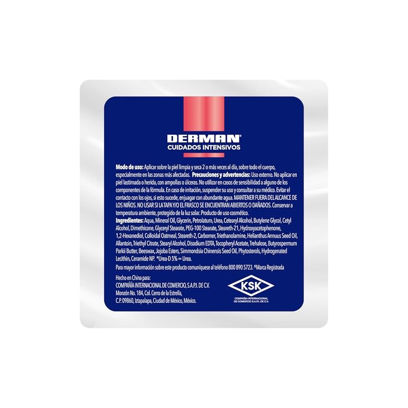 Derman Atopi Calm Crema Corporal │ Urea-D 5% + Avena