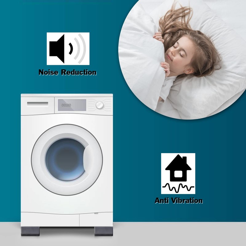 Anti Vibration Pads for Washing Machine,4 Pcs Rubber Washer and