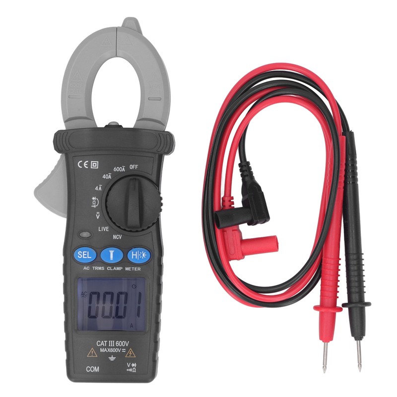 Smart Clamp Multimeter High Accuracy 600A Non Contact Backlight Digital