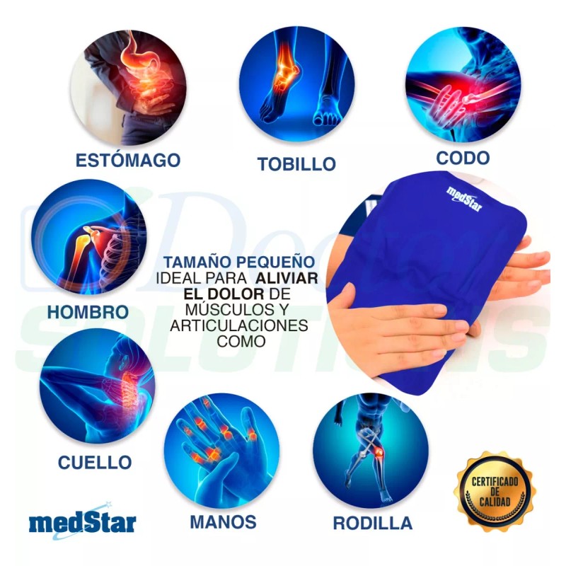 MedStar Compresa Para Terapia Frío/calor De Gel Medstar 17x15 Cm
