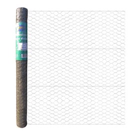 20GA Galvanized Hexagonal Poultry Netting Chicken Wire 36 inches x 25 feet x 1 inch Mesh