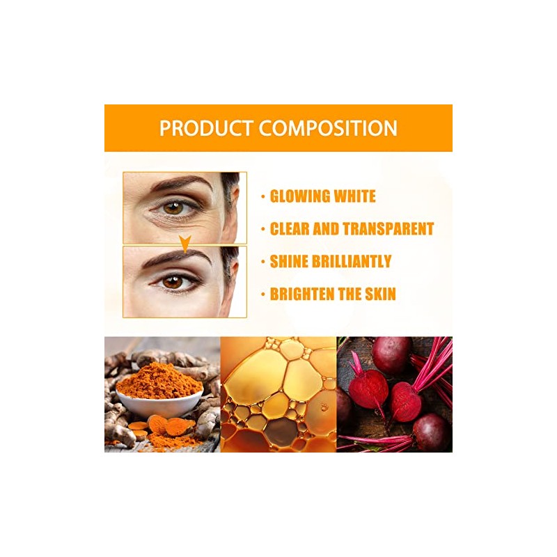 Turmeric Firming Whitening Cream, Moisturizer Cream for Face, Remove Wrinkle