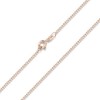 MATERIA by Matthias Wagner Rose Gold Curb Chain 925 Silver