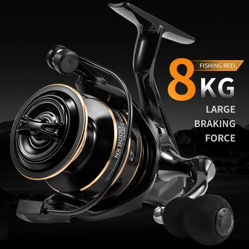 Rooblinos NX 5.2:1 Left Hand Spinning Reel with EVA Handle