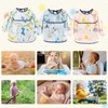 Baby Bib with Sleeves, Waterproof Baby Bib, Unisex Children's Bib,