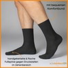 Sockenkauf24 12 Pairs Unisex Socks without Rubber Print 100% Cotton