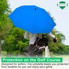 ADEPTNA Large 49” Double Ribbed Golf Umbrella Windproof and Waterproof