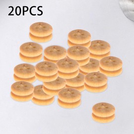 LOVIVER 20x Pulley Blocks Model Ship Fittings for Classical Sailing Boat Highly Detailed Model Ship Deadeye Model Building Kits Parts, 4mm