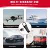 Ohleats 4 PCS Car Bumper Clip Hasp, Carbon Fiber Auto