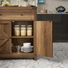 JUMMICO Coffee Bar Cabinet Farmhouse Kitchen Sideboard Buffet Cabinet with