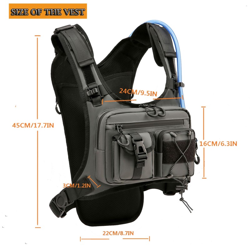 FTCYCRU Running Vest Backpack ,Cycling Hydration Backpack Pack 5L for