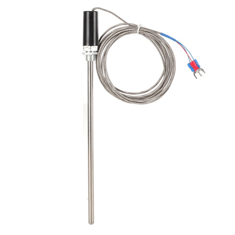 M12 Probe Thermocouple PT100 Stainless Steel Temperature Sensor Probe 200mm
