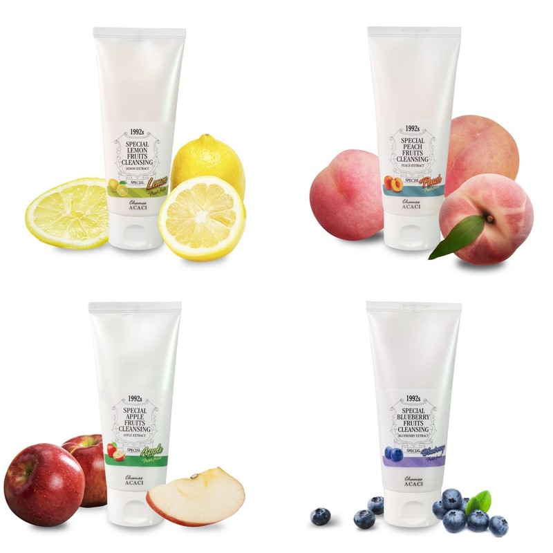Chamos 1+1 Special Fruit Cleansing Foam 125ml Rich foam pore